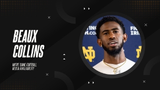 Video | Notre Dame WR Beaux Collins on Riley Leonard, Mike Brown and S&C Program