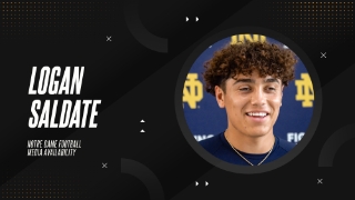 Video | Notre Dame WR Logan Saldate on Brother's Impact, Skillset and WR Room