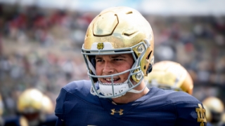 Mitchell Evans Progressing to Larger Role, Focused on Notre Dame Offensive Communication