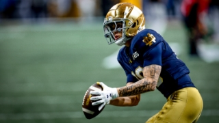 Notre Dame WR Logan Saldate Was A Sponge in the Fall, Ready For Spring Opportunity