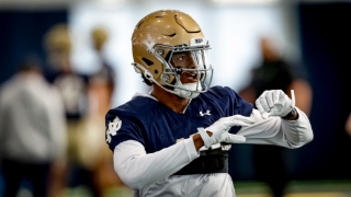 Cam Williams a Completely Different WR this Spring at Notre Dame