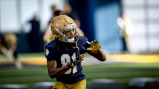 Scrap Richardson Embraces Challenge in Transition to Wide Receiver at Notre Dame