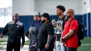 Elite 2028 DL Marcus Fakatou Recaps Multi-Day Notre Dame Visit