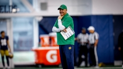 Notre Dame’s Offense Is Improving, but Mike Denbrock Wants More