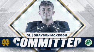 BREAKING | 2026 OL Grayson McKeogh Commits to Notre Dame