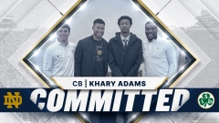 BREAKING | 2026 CB Khary Adams Commits to Notre Dame