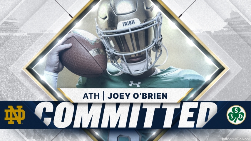 BREAKING | 2026 DB Joey O'Brien Commits To Notre Dame