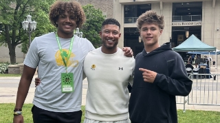 2028 QB JJ Chapman Enjoys Early Notre Dame Experience