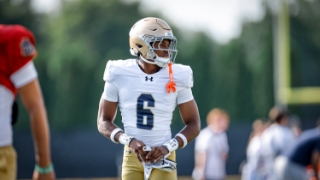 Notre Dame CB Christian Gray Turns the Page with No. 6