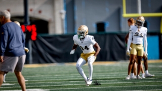 CB Dallas Golden Embracing Early Role at Notre Dame