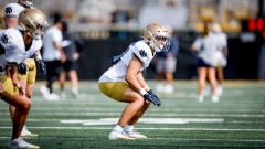 ‘I’m Gonna Hit’: Ko’o Kia Bringing Physical Edge to Notre Dame Spring