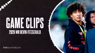 Game Clips | 2026 Notre Dame WR Commit Devin Fitzgerald vs. Basha
