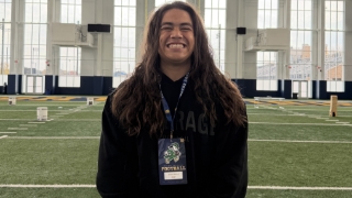2027 DL Sione Felila "Loved" Notre Dame Atmosphere