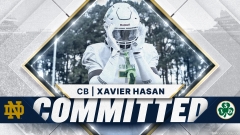 BREAKING | 2027 CB Xavier Hasan Commits To Notre Dame