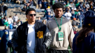 2027 DE Abraham Sesay Enjoys First Look At Notre Dame