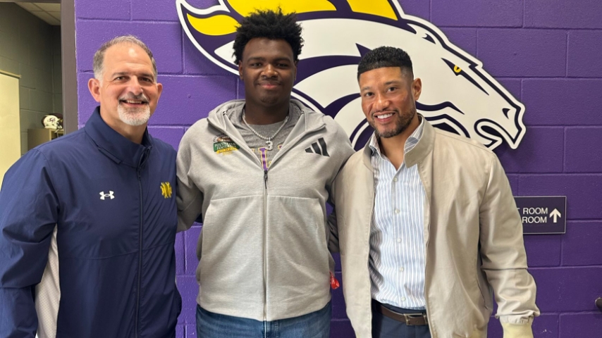 2027 OL Albert Simien Once Again Impressed With Notre Dame