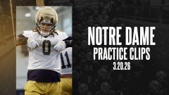 Video | Notre Dame Football Practice Clips 3.20