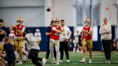 Notre Dame Football Practice Observations 4.18