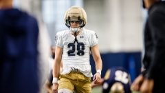 Notre Dame’s Luke Talich Expands Role Across Defense This Spring