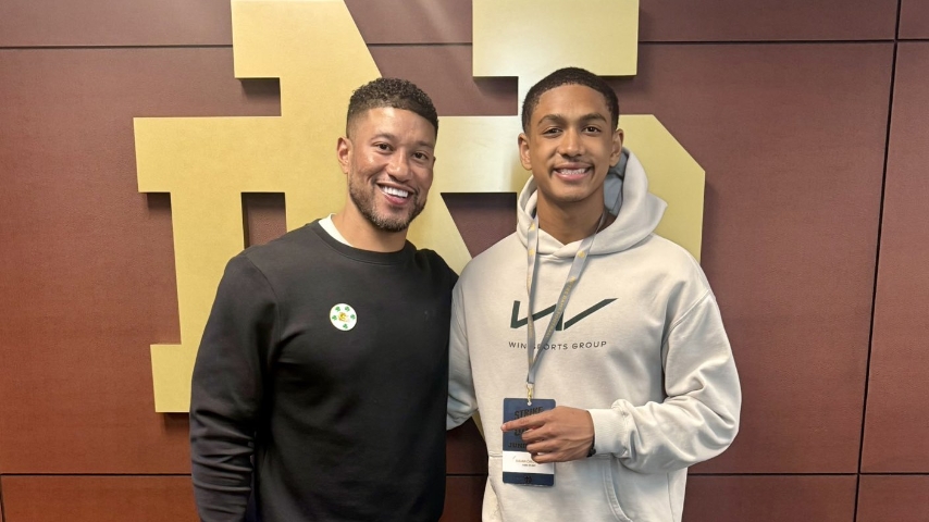 2027 WR Julian Caldwell Impressed With First Look At Notre Dame