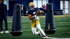 Cam Williams Building Confidence, Pushing for Bigger Role in Notre Dame WR Room