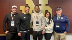 Notre Dame Delivers Full Circle Moment for 2027 WR Julian Caldwell’s Family
