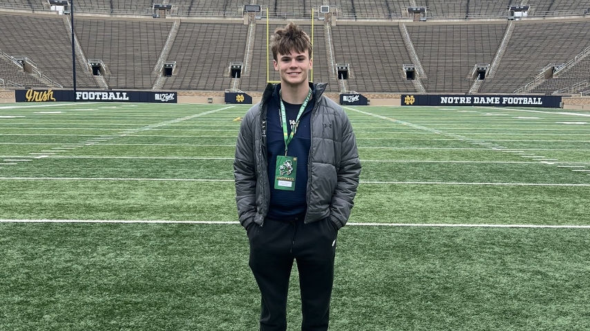 Top 2028 TE Grant Bowen Talks Notre Dame Visit