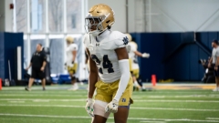 CB Mark Zackery IV Building Confidence Entering Key Spring at Notre Dame