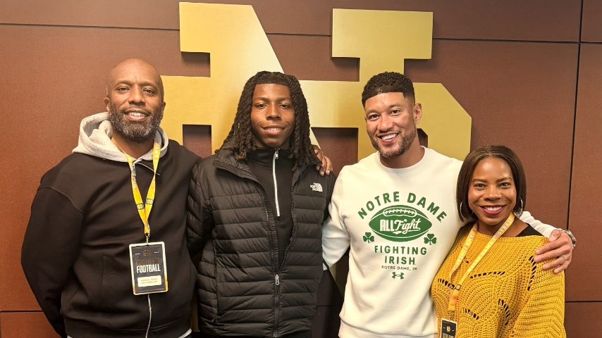 2027 Texas DB Karnell James Enjoys Notre Dame Visit, Sets Official