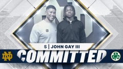 BREAKING | 2027 S John Gay III Commits To Notre Dame