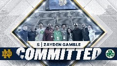 COMMITMENT | 2027 S Zayden Gamble Commits to Notre Dame