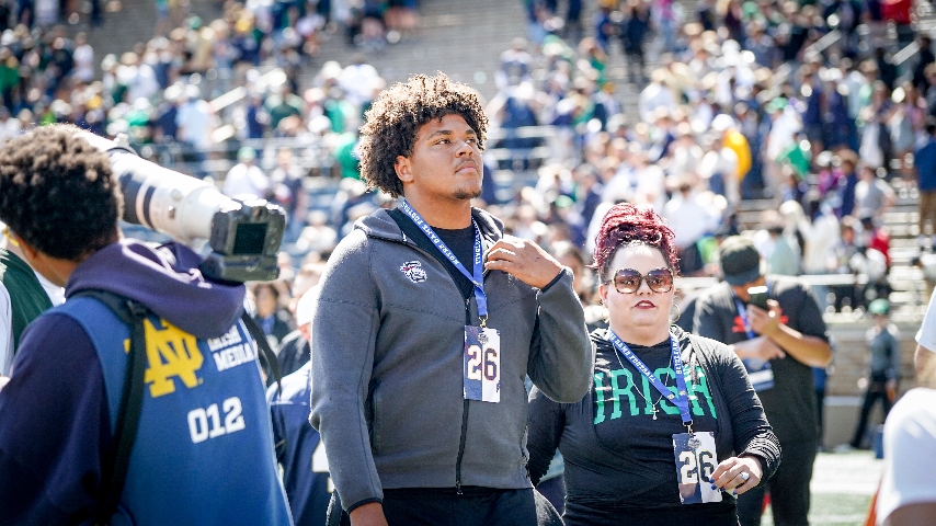 2027 DT Tyler Alexander Excited To Learn More About Notre Dame