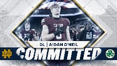 BREAKING | 2027 DE Aidan O'Neil Commits To Notre Dame