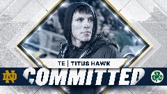 BREAKING | 2027 TE Titus Hawk Commits To Notre Dame