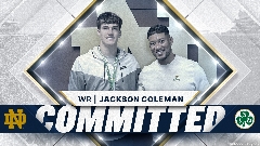 BREAKING | 2027 WR Jackson Coleman Commits To Notre Dame