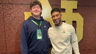 2027 OL Target Corey Laga Gets New Look At Notre Dame