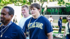 Notre Dame OL Commit Richie Flanigan Talks "Amazing" Official Visit