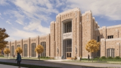 Notre Dame QB CJ Carr Shows Off Shields Family Hall