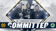COMMITMENT | Elite 2028 DE Darieon Prescott Picks Notre Dame