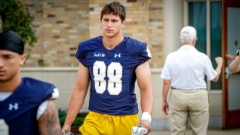 Notre Dame Tight End James Flanigan Emerging Ahead of Opener at Lambeau Field