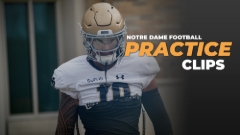Notre Dame Football Practice Clips | 8.8
