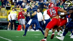 QB CJ Carr Shows Poise, Maturity in Notre Dame’s Win Over Wisconsin
