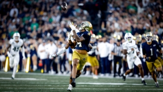Notre Dame’s Micah Gilbert Announces Himself With 170-Yard Performance