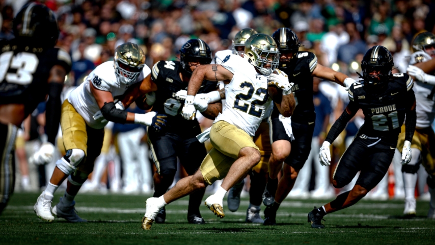 Notre Dame completes perfect September, takes down Purdue 49-10